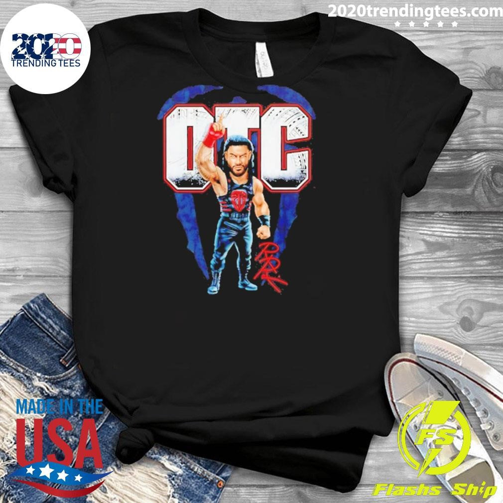 Roman Reigns Otc Signature Caricature Shirt