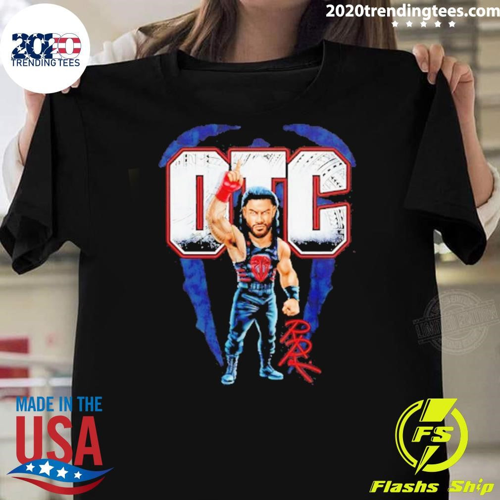 Roman Reigns Otc Signature Caricature Shirt