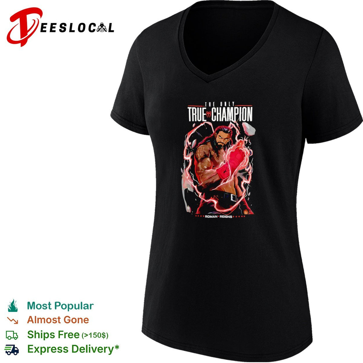 Roman Reigns the only true champion wrestler shirt