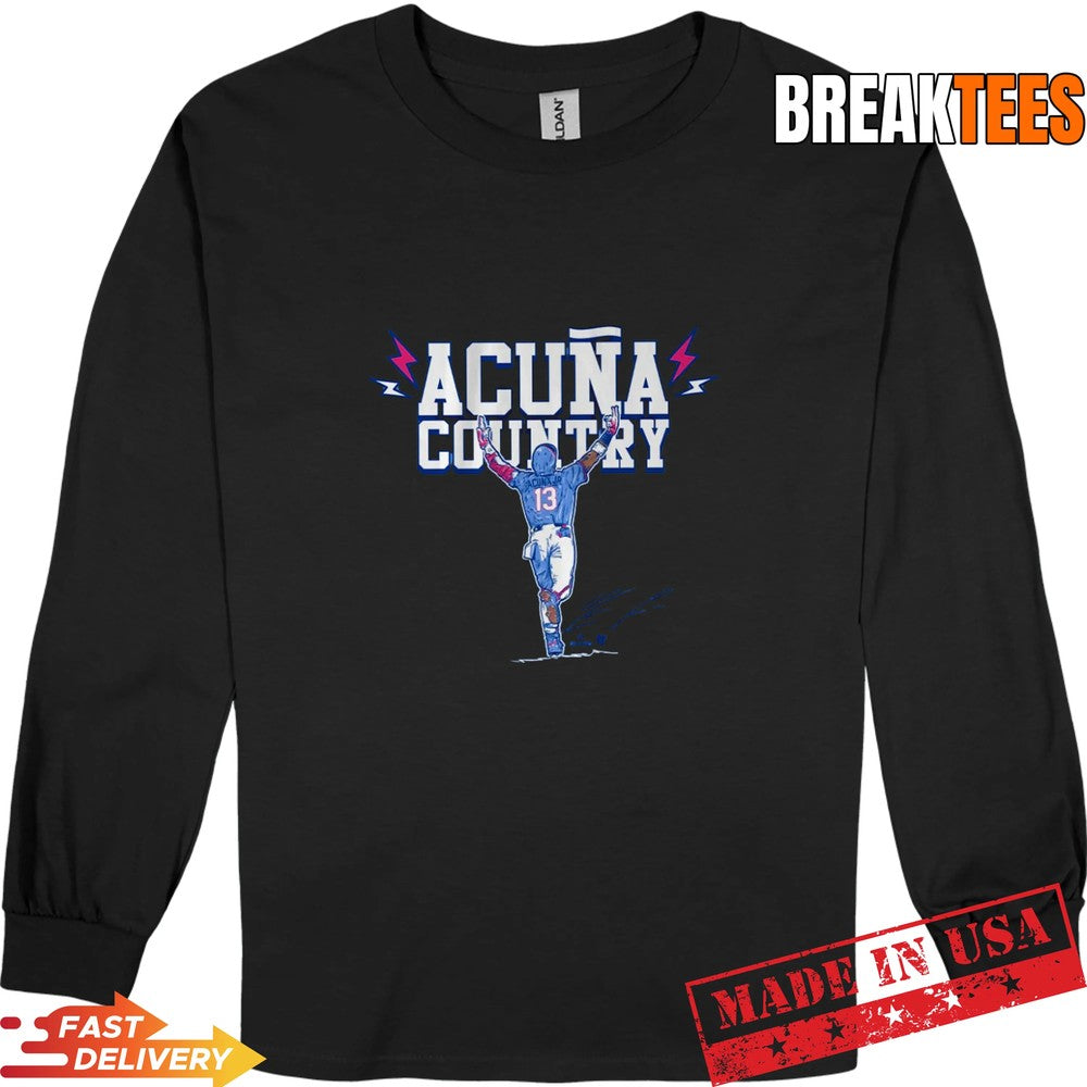 Ronald Acuna Jr Country Atlanta Baseball T-Shirt