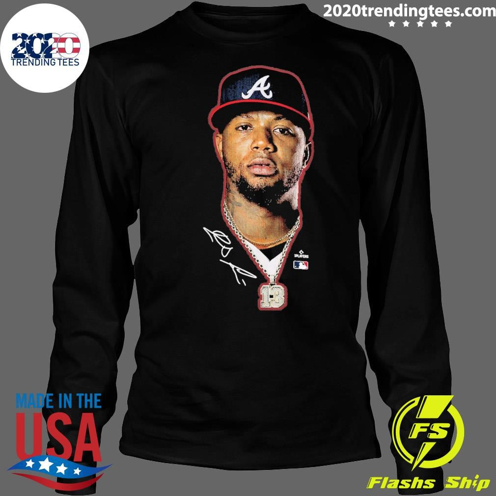 Ronald Acuña Jr. Atlanta Braves Outerstuff Youth Headliner Signature Shirt