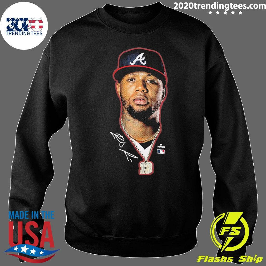 Ronald Acuña Jr. Atlanta Braves Outerstuff Youth Headliner Signature Shirt