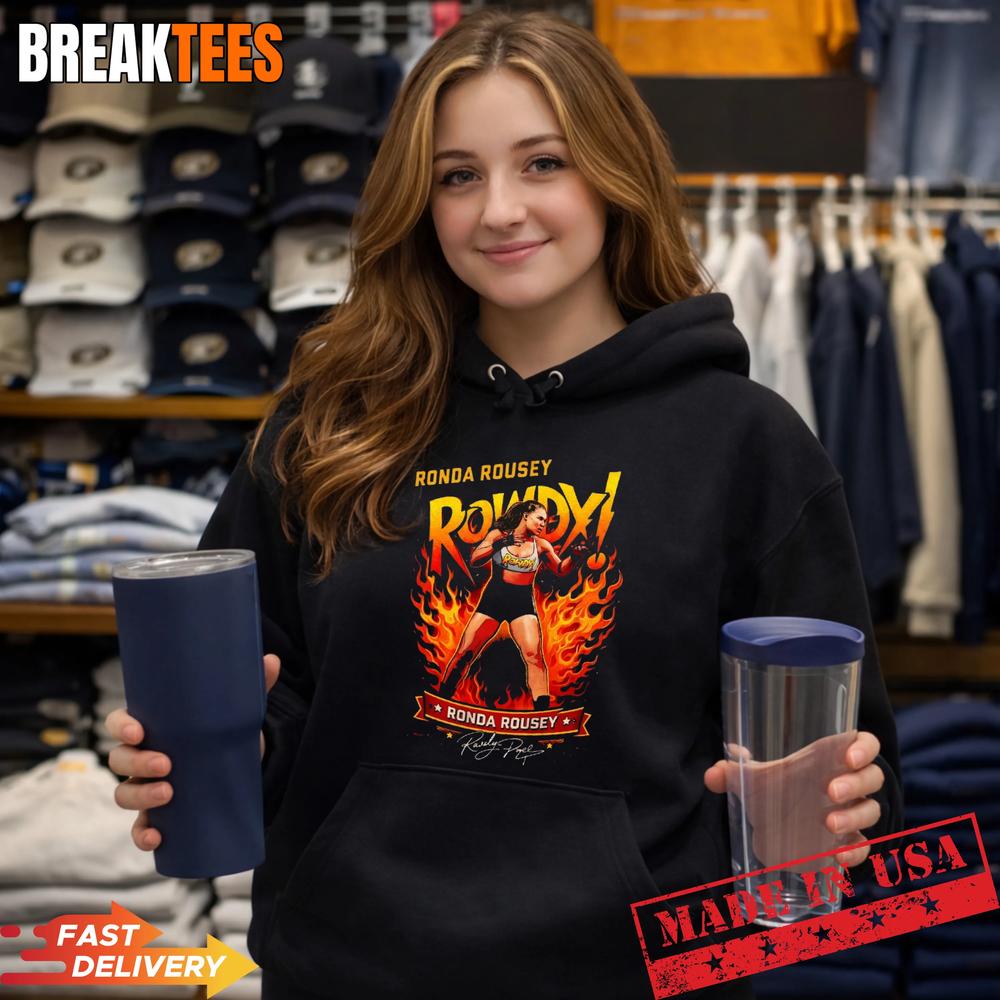 Ronda Rousey Rowdy Flames Stance Shirt