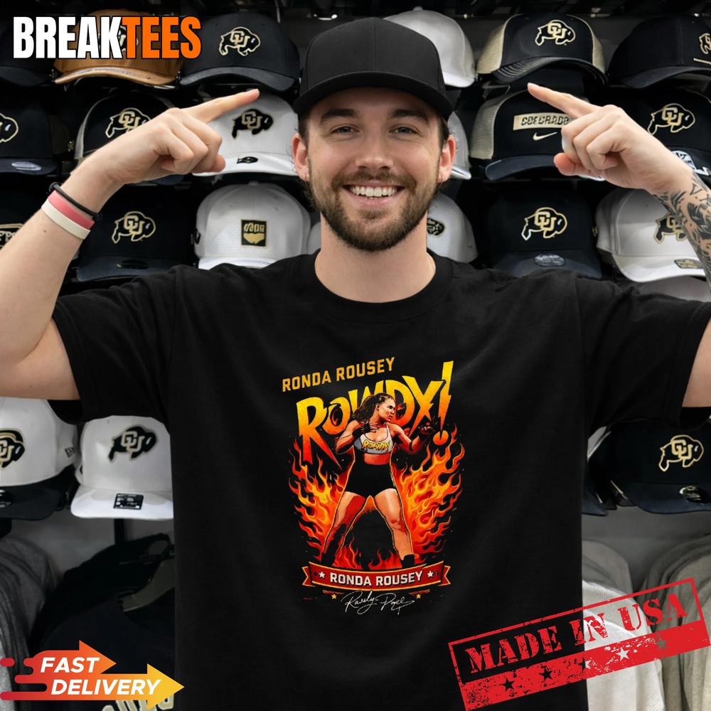 Ronda Rousey Rowdy Flames Stance Shirt