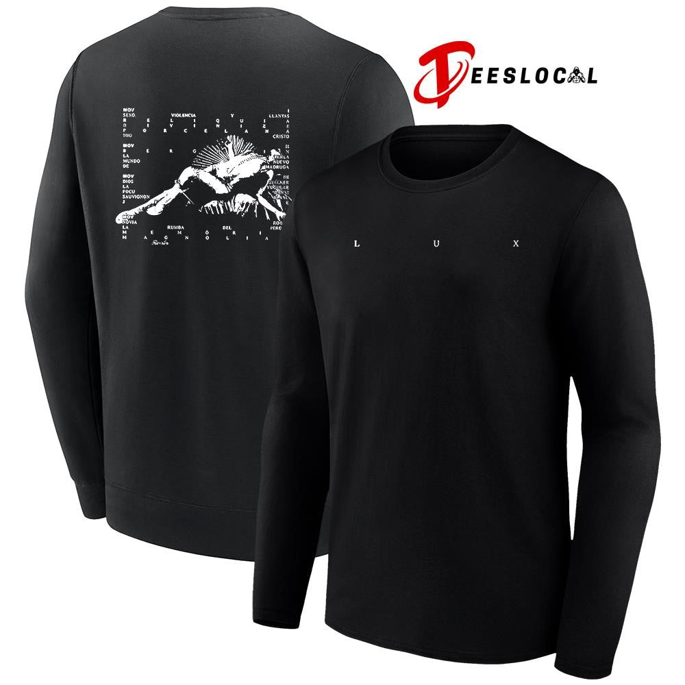 Rosalia LUX tracklist graphic shirt