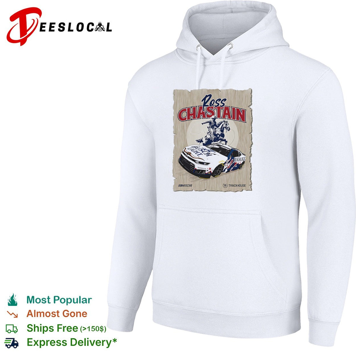Ross Chastain Trackhouse Racing NASCAR Busch Light Western Rodeo Cowboy shirt