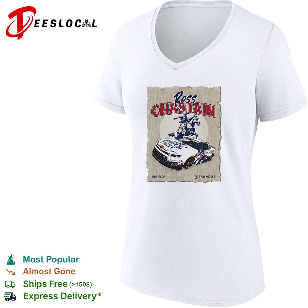 Ross Chastain Trackhouse Racing NASCAR Busch Light Western Rodeo Cowboy shirt