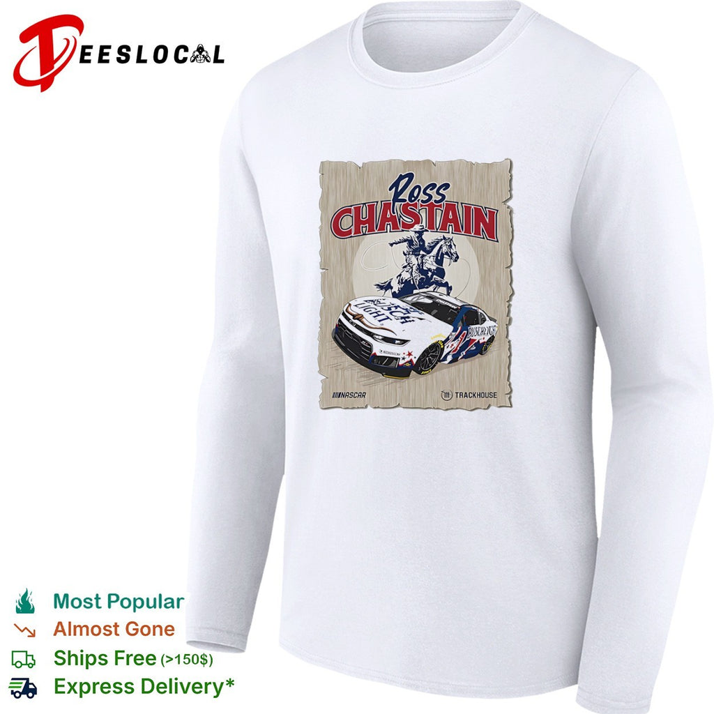 Ross Chastain Trackhouse Racing NASCAR Busch Light Western Rodeo Cowboy shirt