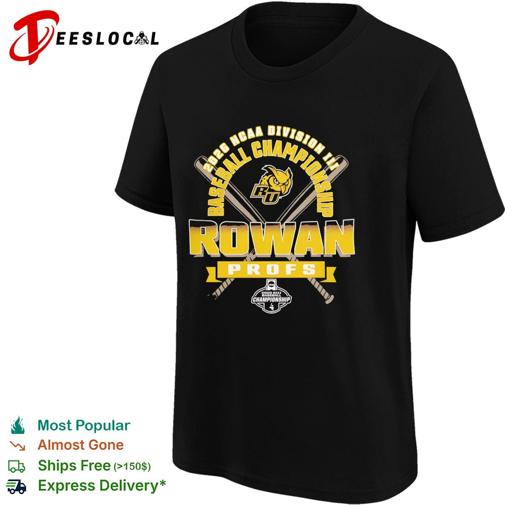 Rowan Profs 2026 NCAA Division III Baseball Championship shirt