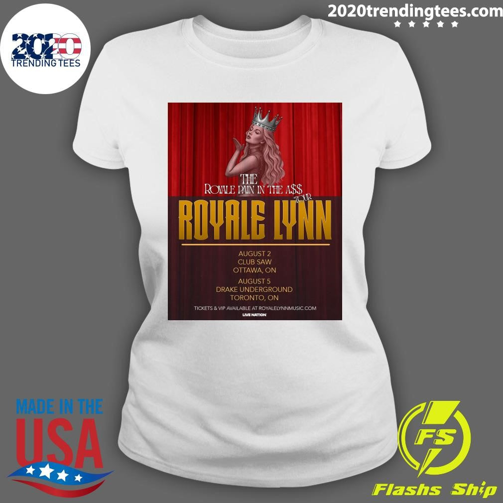 Royale Lynn, Brings Her High Energy Riffs And What Exclaim Magazine Calls Brutally Honest Lyrics To Ottawa & Toronto In August 2026 Shirt