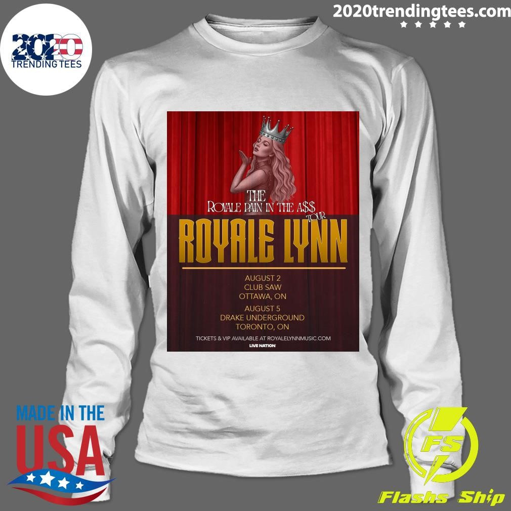Royale Lynn, Brings Her High Energy Riffs And What Exclaim Magazine Calls Brutally Honest Lyrics To Ottawa & Toronto In August 2026 Shirt