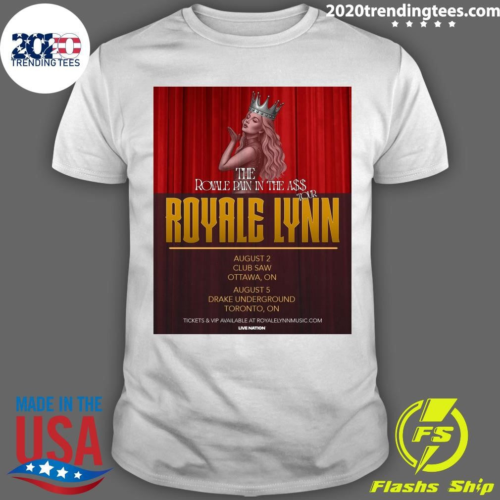Royale Lynn, Brings Her High Energy Riffs And What Exclaim Magazine Calls Brutally Honest Lyrics To Ottawa & Toronto In August 2026 Shirt