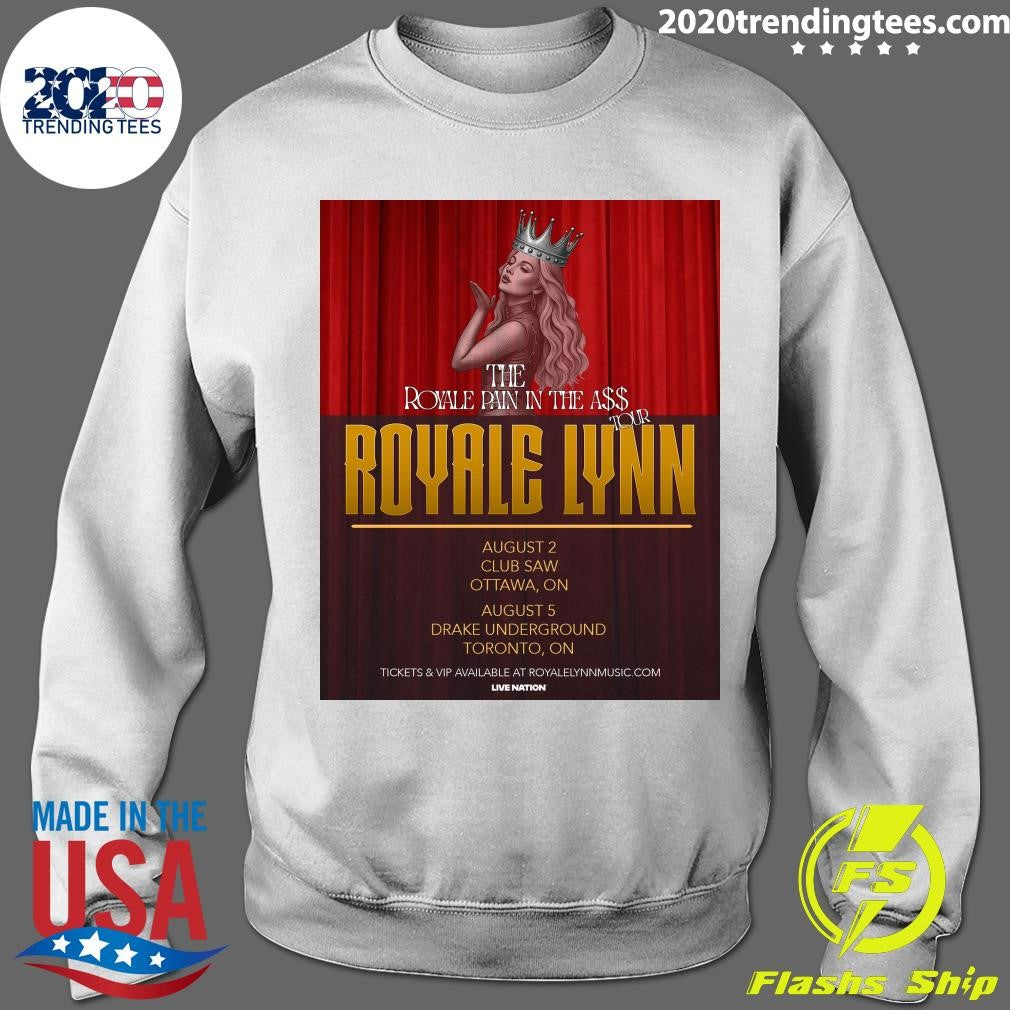Royale Lynn, Brings Her High Energy Riffs And What Exclaim Magazine Calls Brutally Honest Lyrics To Ottawa & Toronto In August 2026 Shirt