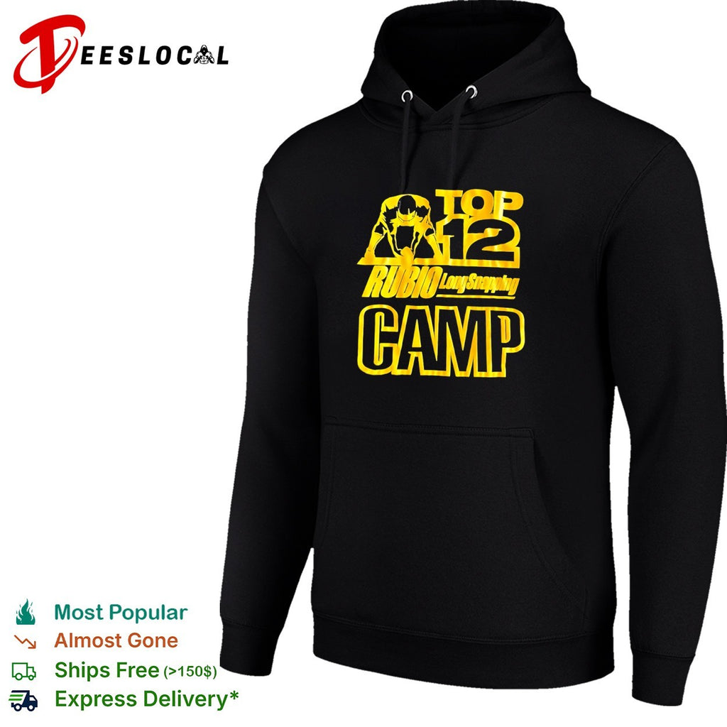 Rubio Long Snapping Top 12 Camp shirt