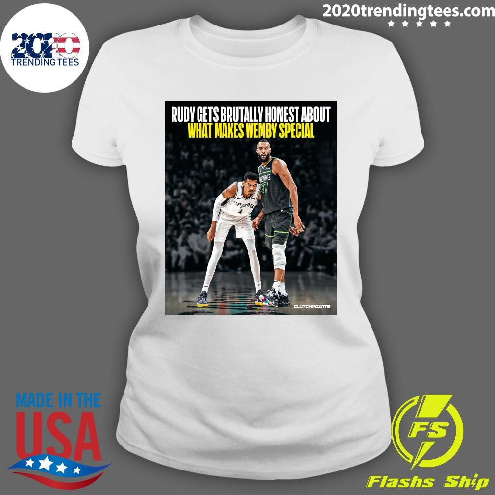 Rudy Gobert And Victor Wembanyama Rudy Gets Brutally Honest About What Makes Wemby Special Shirt