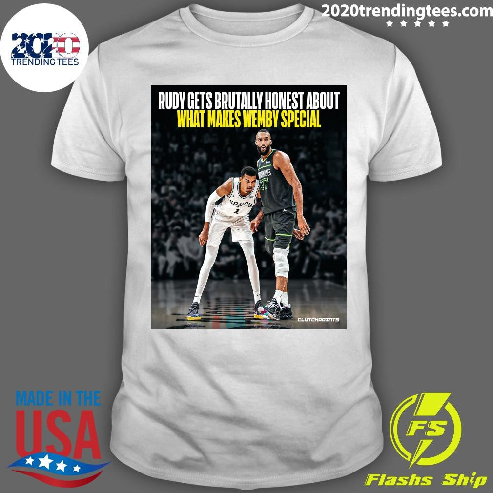 Rudy Gobert And Victor Wembanyama Rudy Gets Brutally Honest About What Makes Wemby Special Shirt