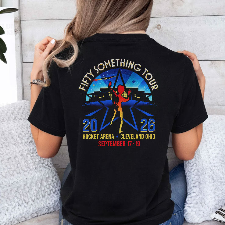 Rush Fifty Something Tour Cleveland Ohio Rocket Arena 2026 T Shirt