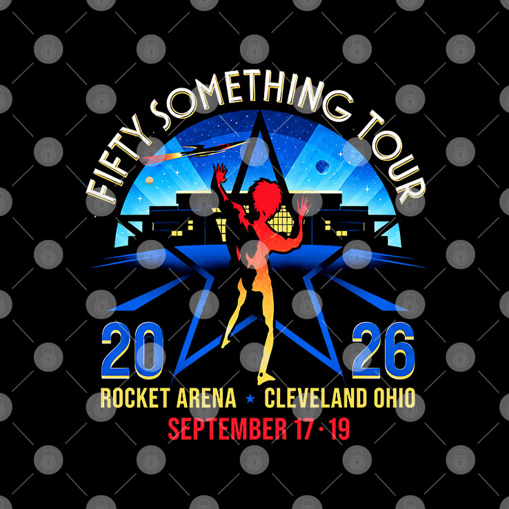 Rush Fifty Something Tour Cleveland Ohio Rocket Arena 2026 T Shirt