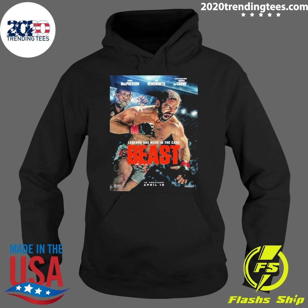 Russell Crowe Beast MMA Movie Legends Are Made In The Cage In Theaters On April 10 2026 Shirt