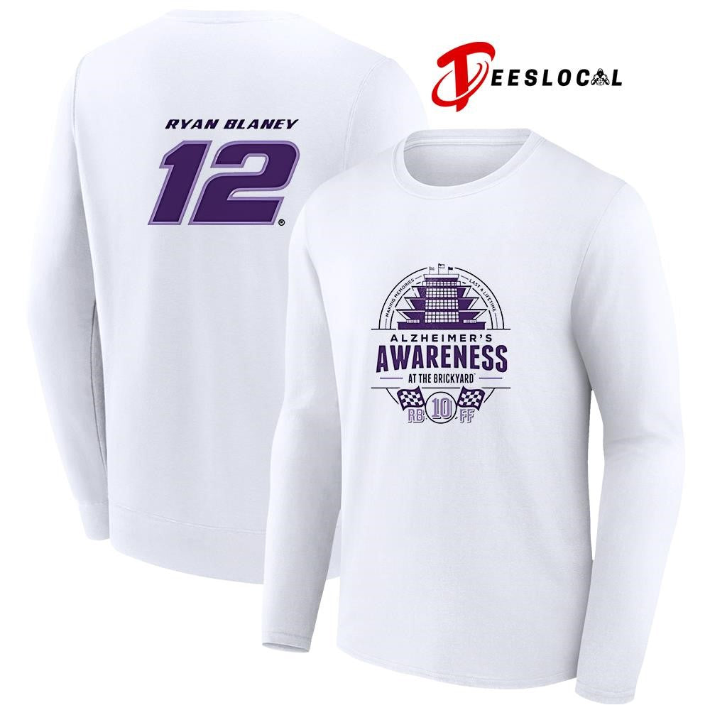 Ryan Blaney Alzheimer’s awareness at the Brickyard graphic shirt