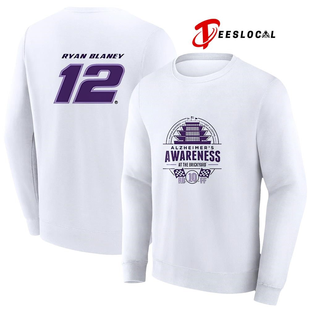 Ryan Blaney Alzheimer’s awareness at the Brickyard graphic shirt