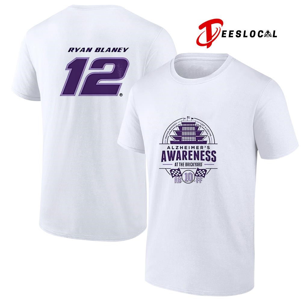 Ryan Blaney Alzheimer’s awareness at the Brickyard graphic shirt