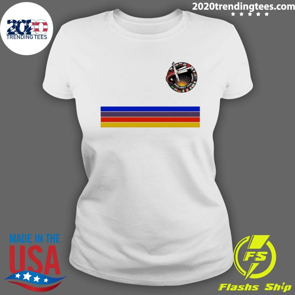 Ryan Gosling Rainbow Project Hail Mary Graphic Shirt