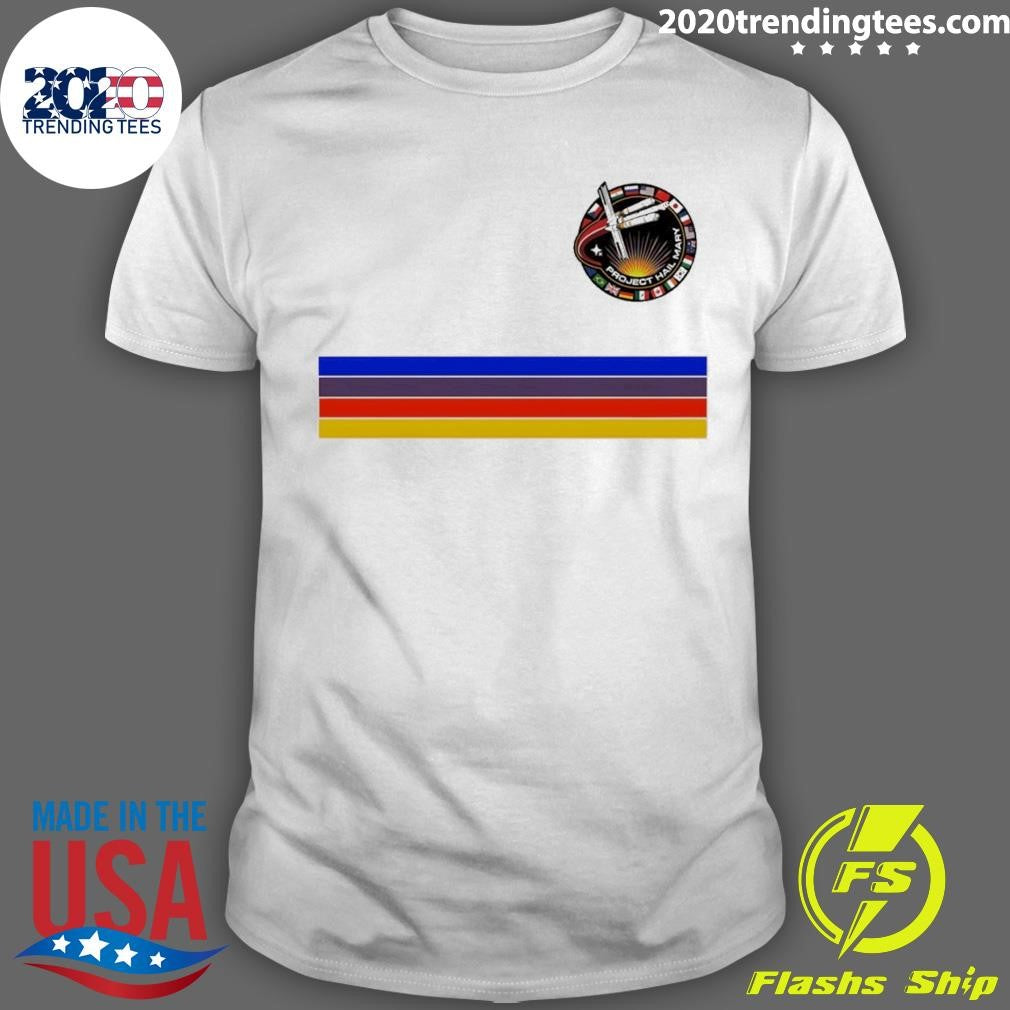 Ryan Gosling Rainbow Project Hail Mary Graphic Shirt