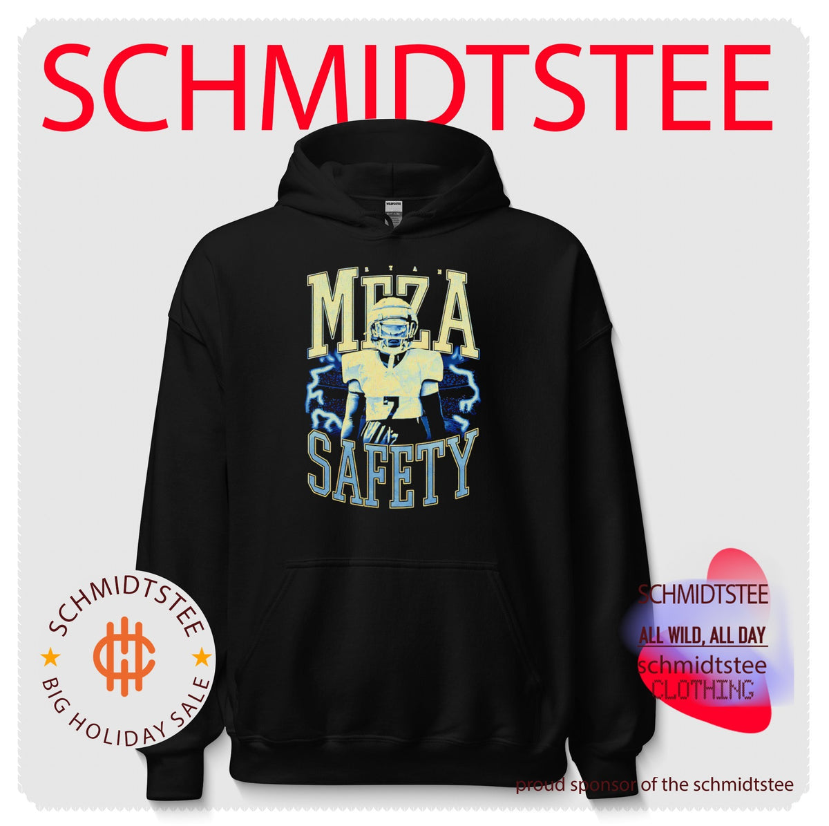 Ryan Meza Safety Football Player athlete shirt