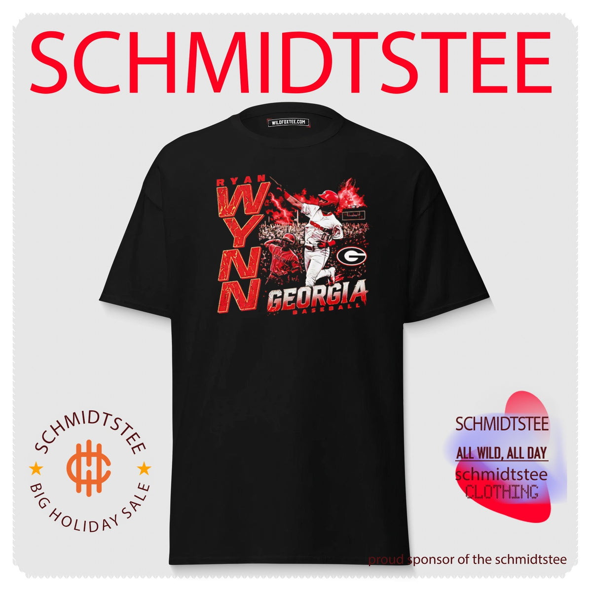 Ryan Wynn Georgia Bulldogs Baseball player collage shirt