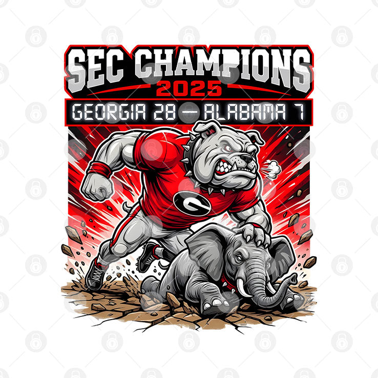 SEC Champions Georgia 28 Alabama 7 Hoodie