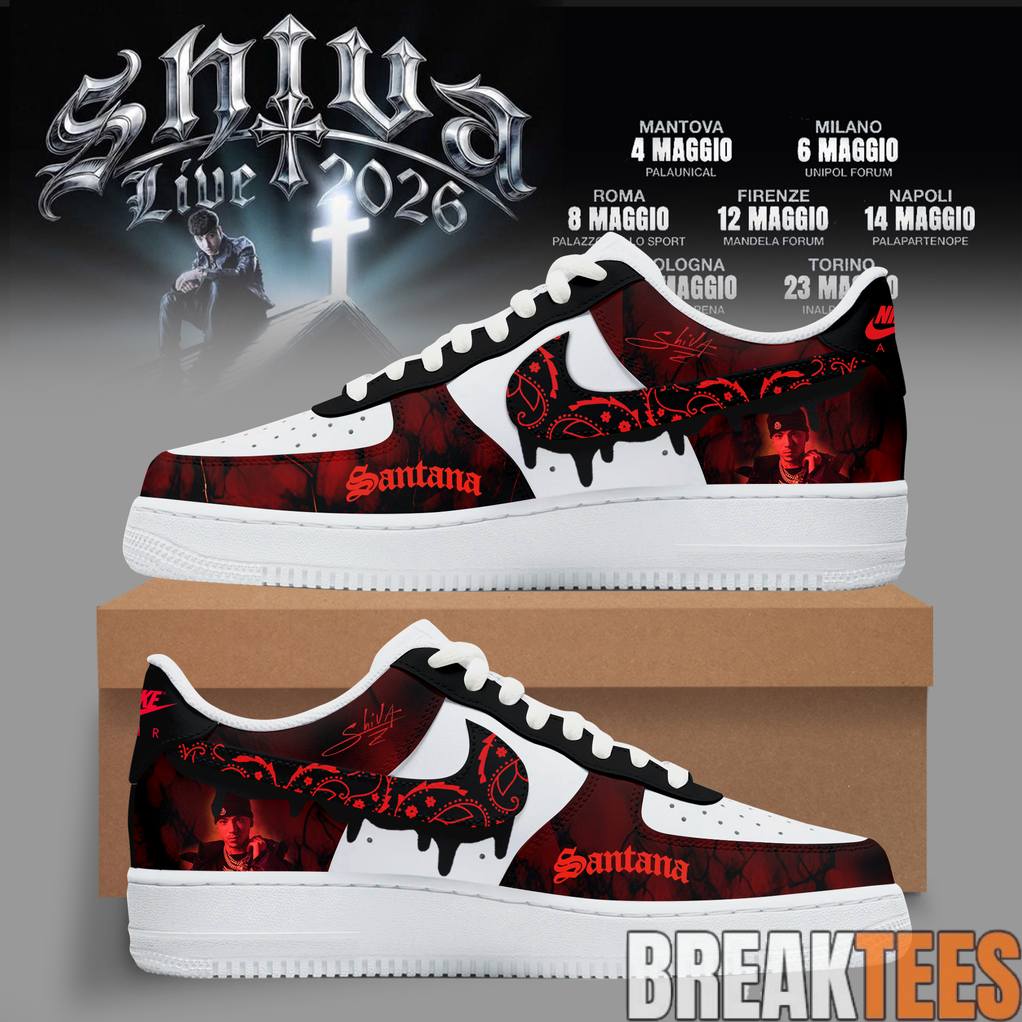 SHIVA Santana Live 2026 Special Edition Air Force 1 Shoes