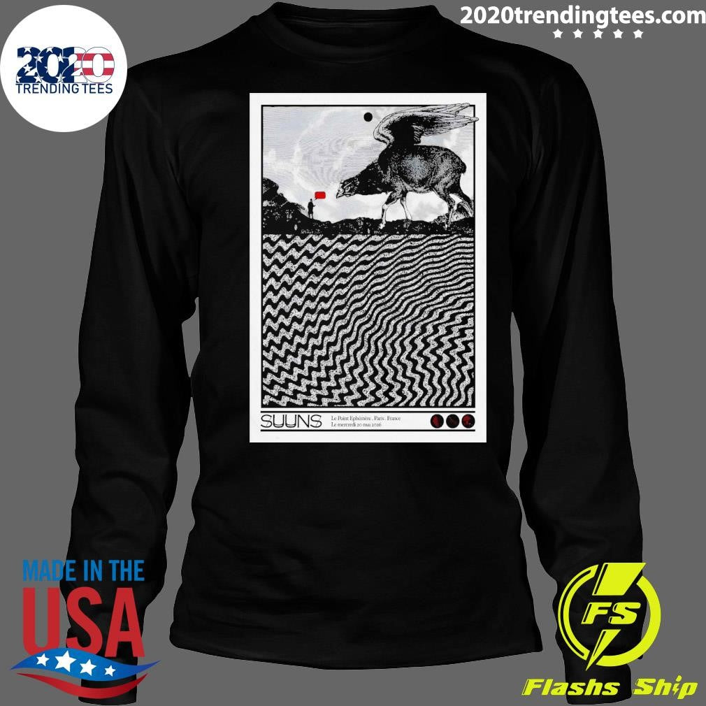 SUUNS Paris, France Tour On May 20 2026 Shirt