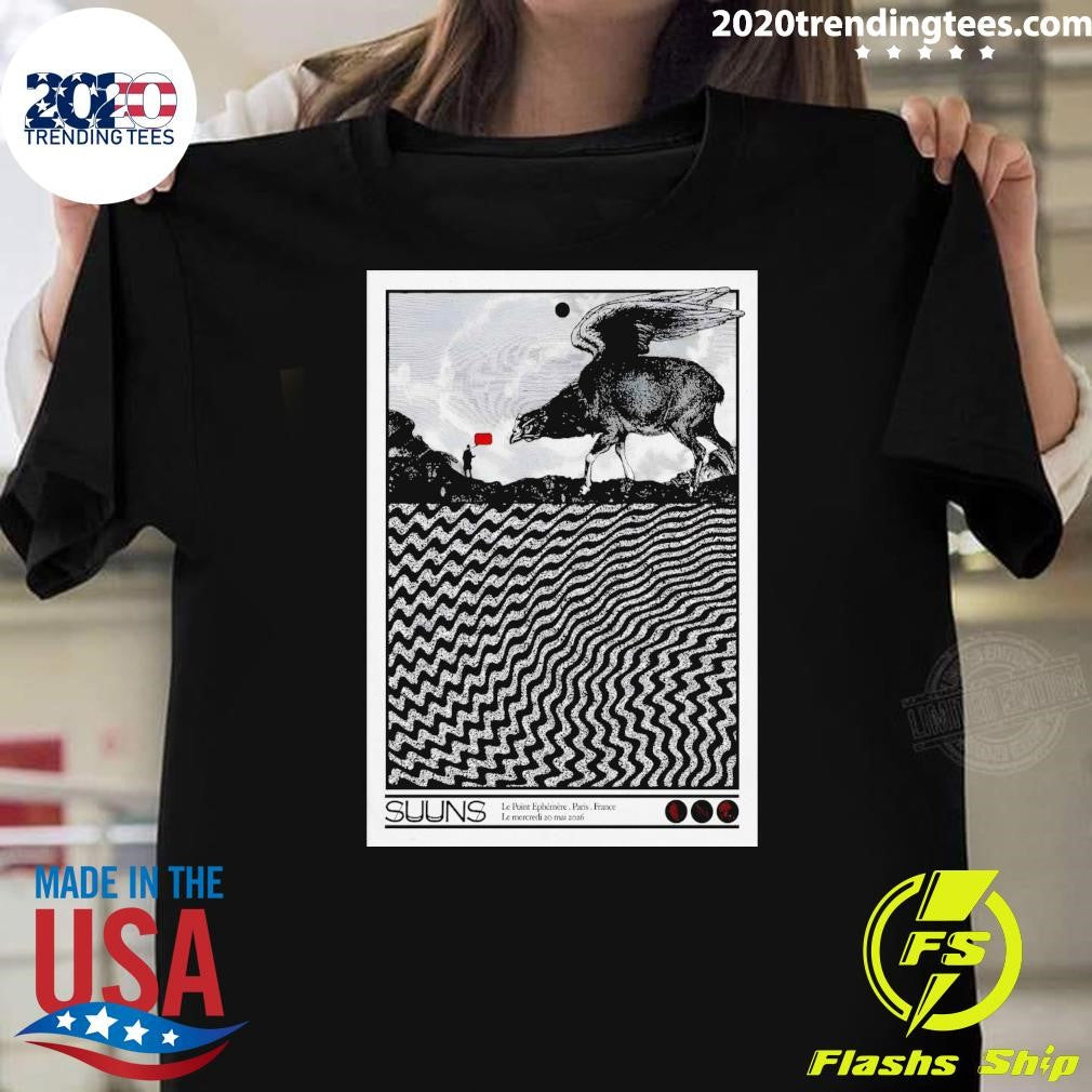 SUUNS Paris, France Tour On May 20 2026 Shirt