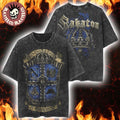 Sabaton Napoleon Emperor Coat of Arms Vintage Washed T-Shirt