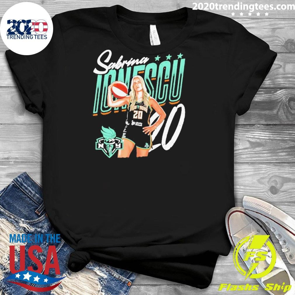 Sabrina Ionescu Player Pose New York Liberty Shirt
