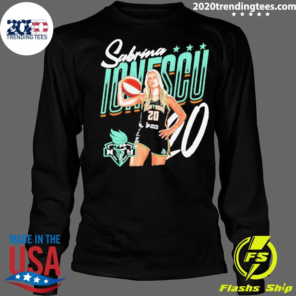 Sabrina Ionescu Player Pose New York Liberty Shirt