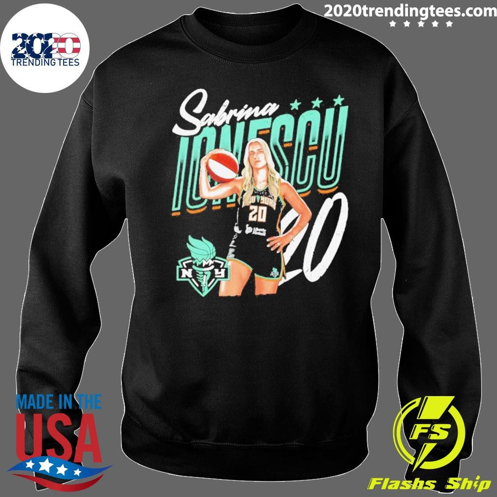 Sabrina Ionescu Player Pose New York Liberty Shirt