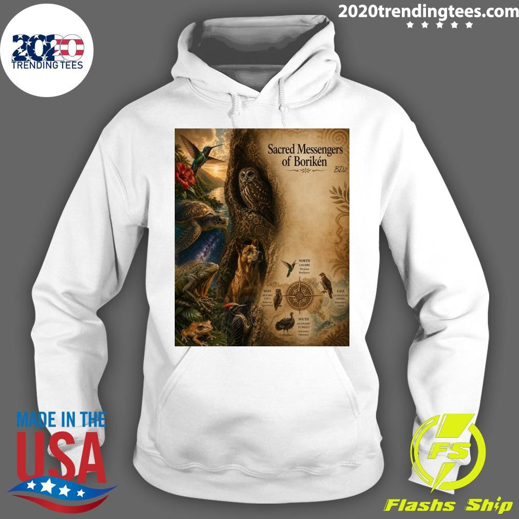 Sacred Messengers of Borikén The Animals That Guided Taíno Life Shirt