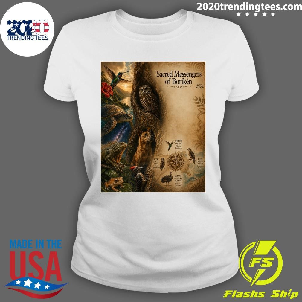 Sacred Messengers of Borikén The Animals That Guided Taíno Life Shirt