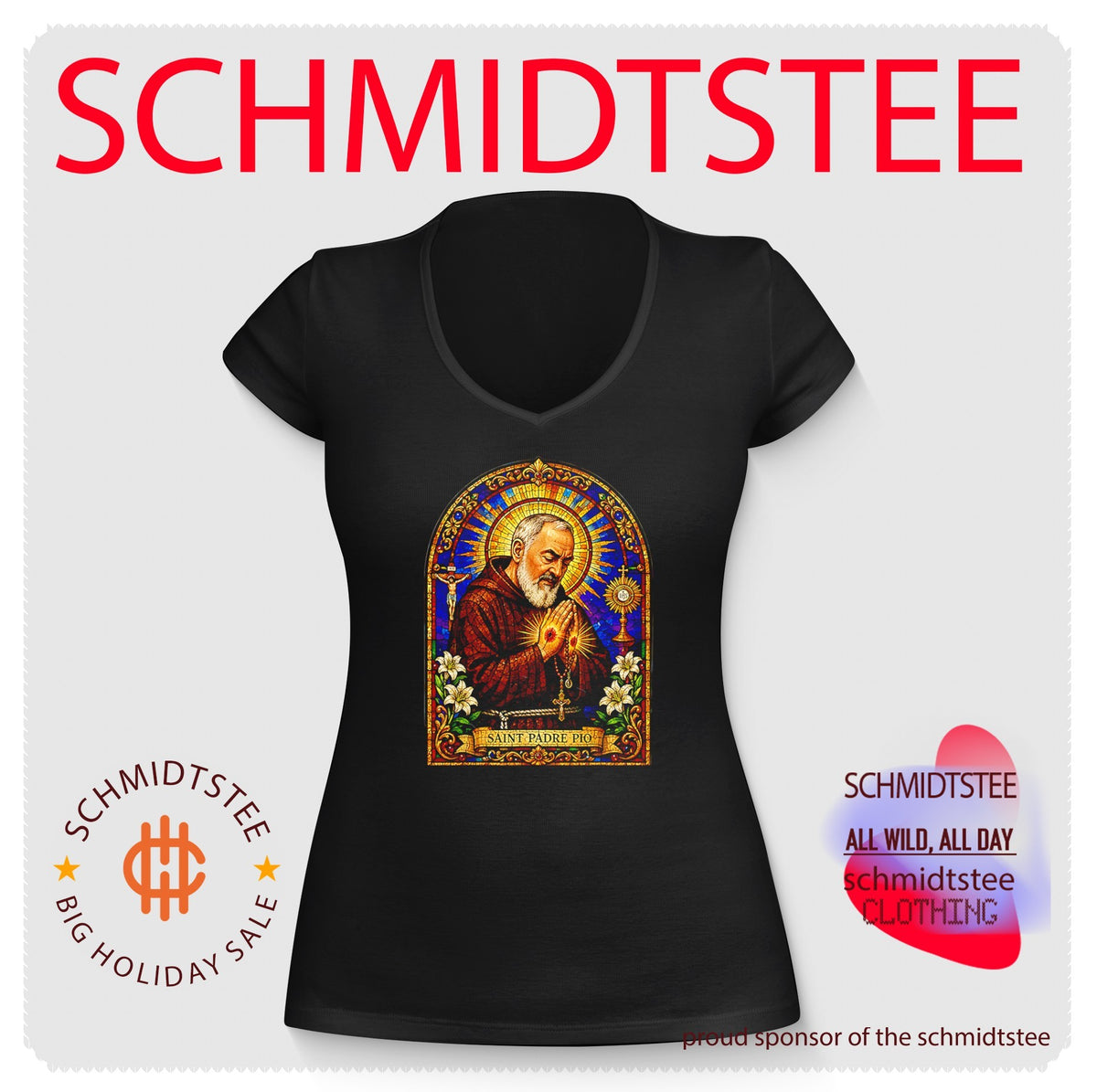 Saint Padre Pio Catholic Devotional Gothic vintage shirt