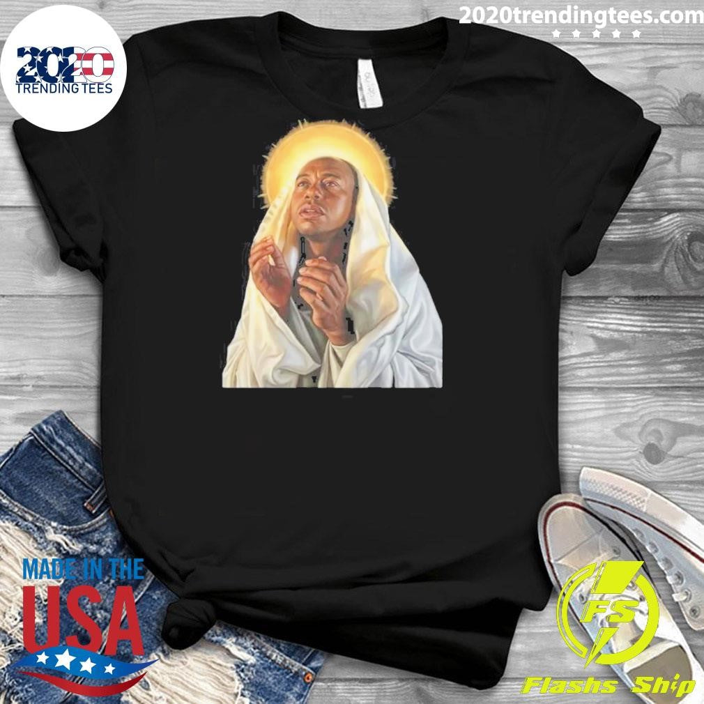 Saint Tiger Woods Mugshot 2026 Tee Shirt