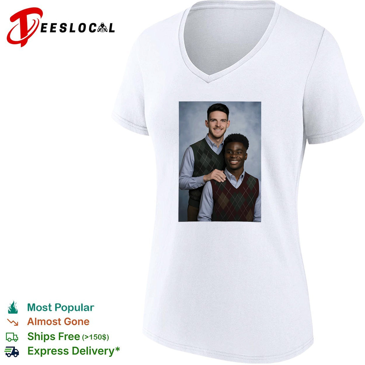 Saka and Declan Rice Step Brother Arsenal FC shirt