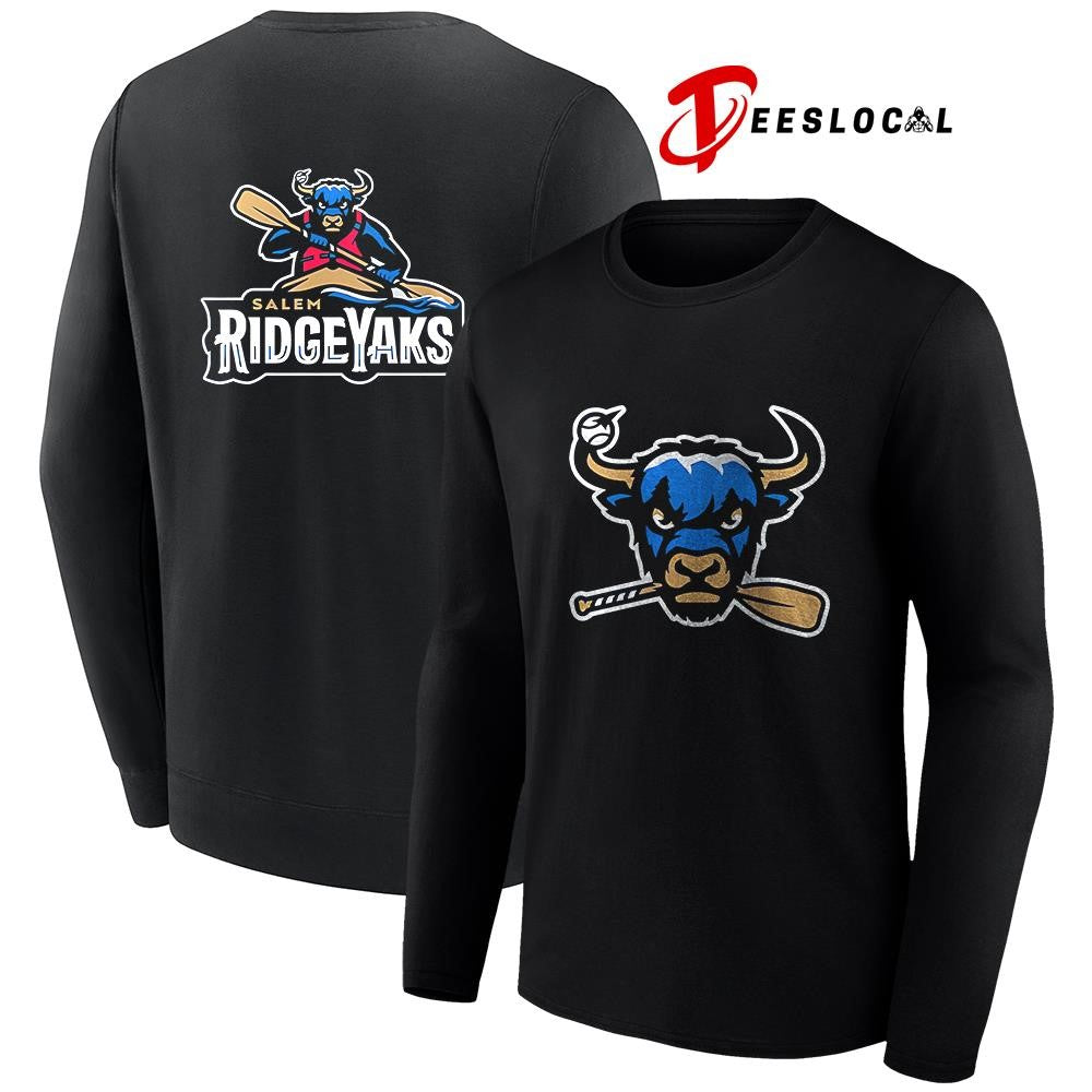 Salem RidgeYaks logo head mascot shirt