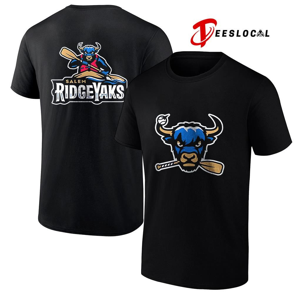 Salem RidgeYaks logo head mascot shirt