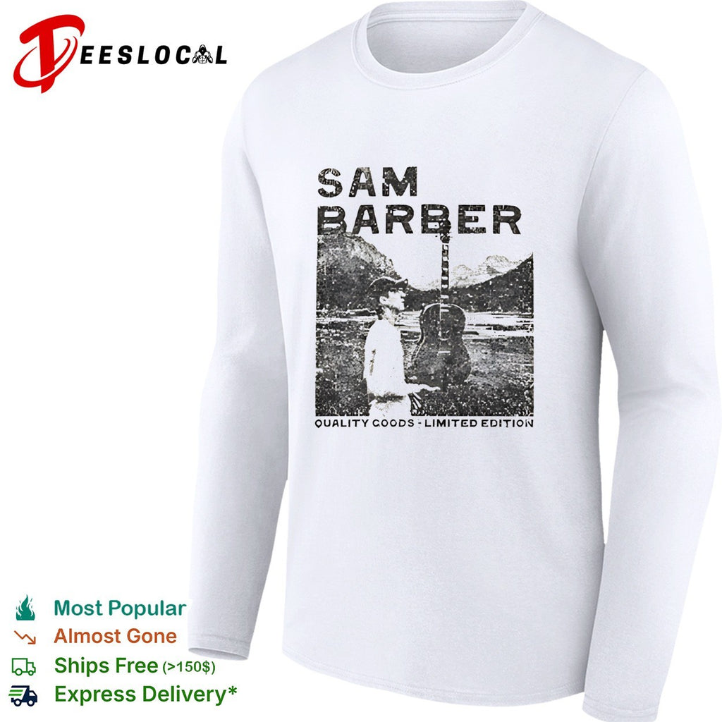 Sam Barber Guitars Denver Quality Goods Limited Edition retro shirt