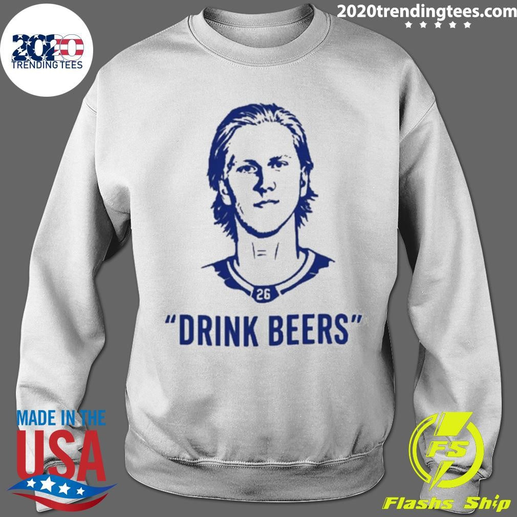 Sam Carrick Wearing Rasmus Dahlin Drink Beers Shirt