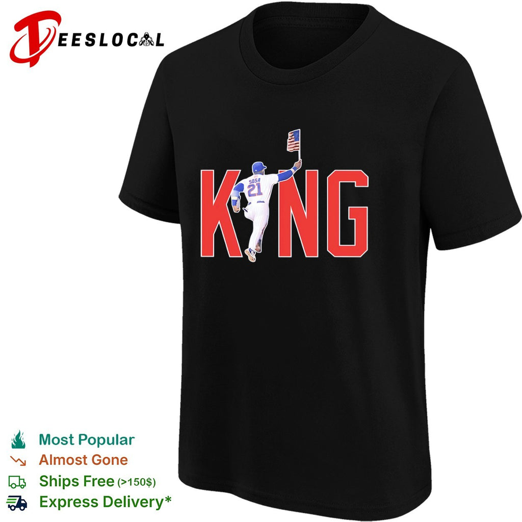 Sammy Sosa Chicago Cubs MLB King American flag shirt