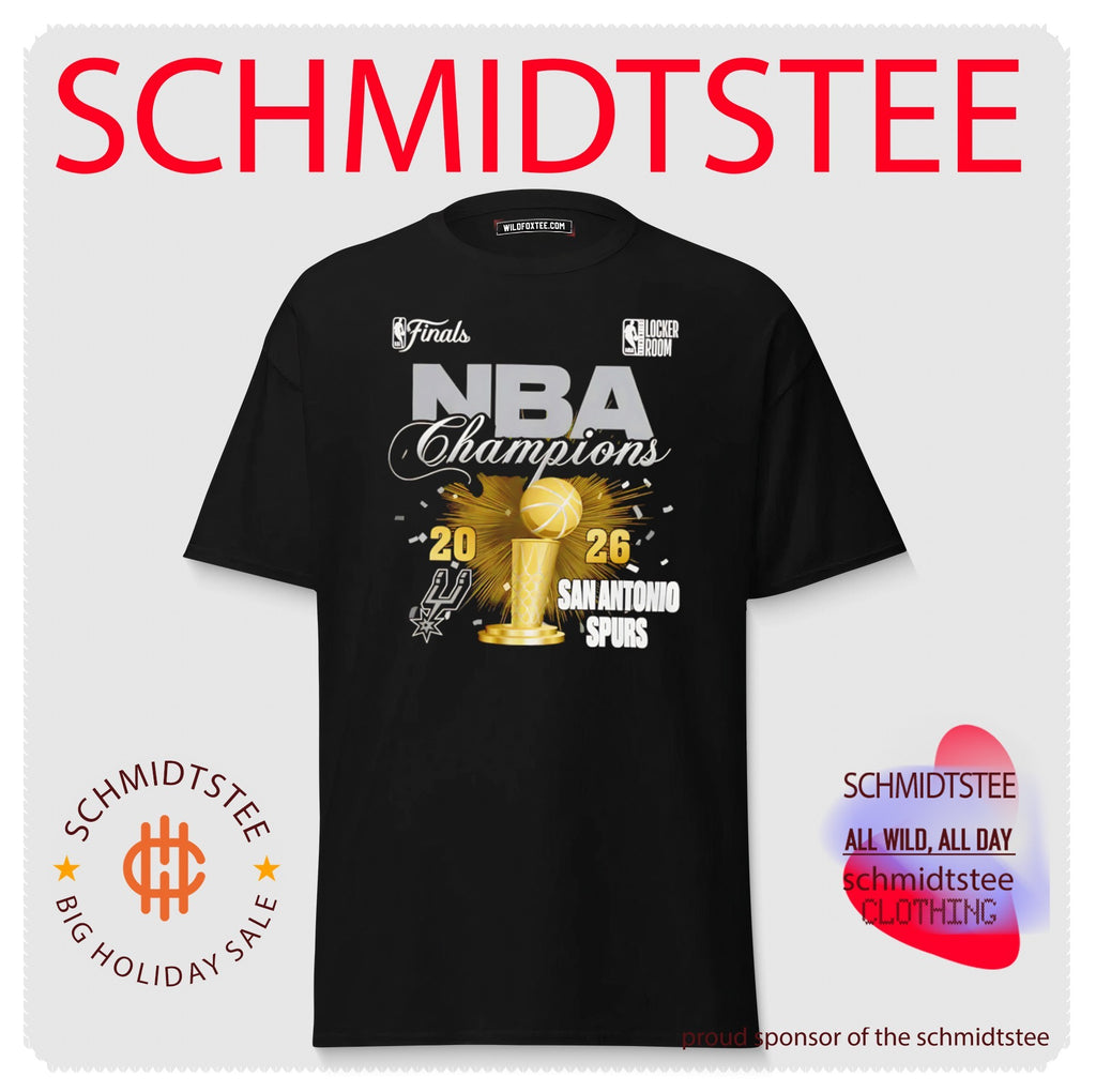 San Antonio Spurs 2026 NBA Finals Champions Locker Room trophy shirt