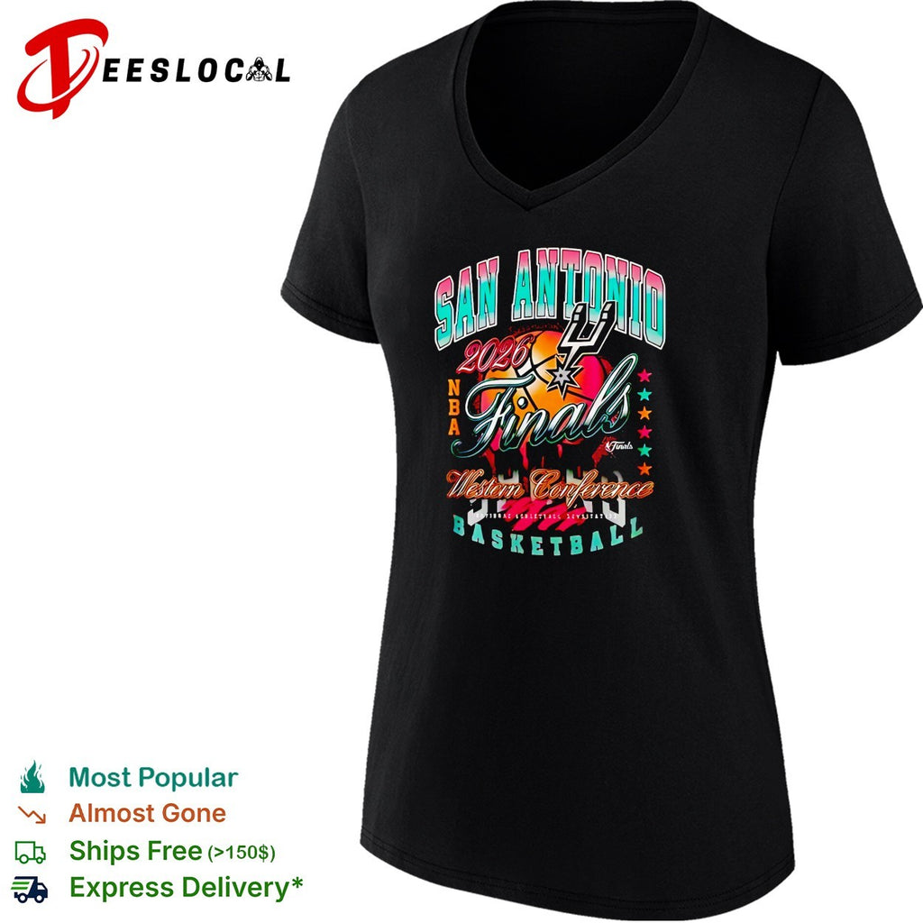 San Antonio Spurs 2026 NBA Finals Western Conference Basketball shirt